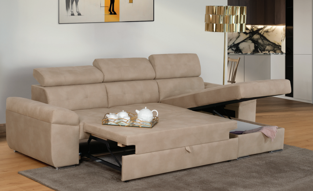 Sofá Chaise Eros com Cama